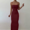 Seamless Maxi Dress Burgundy