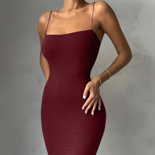  Seamless Maxi Dress Burgundy